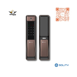 Solity GSP-2000BK Premium Push-Pull Smart Door Lock